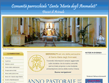 Tablet Screenshot of parrocchiasantamariammalati.it